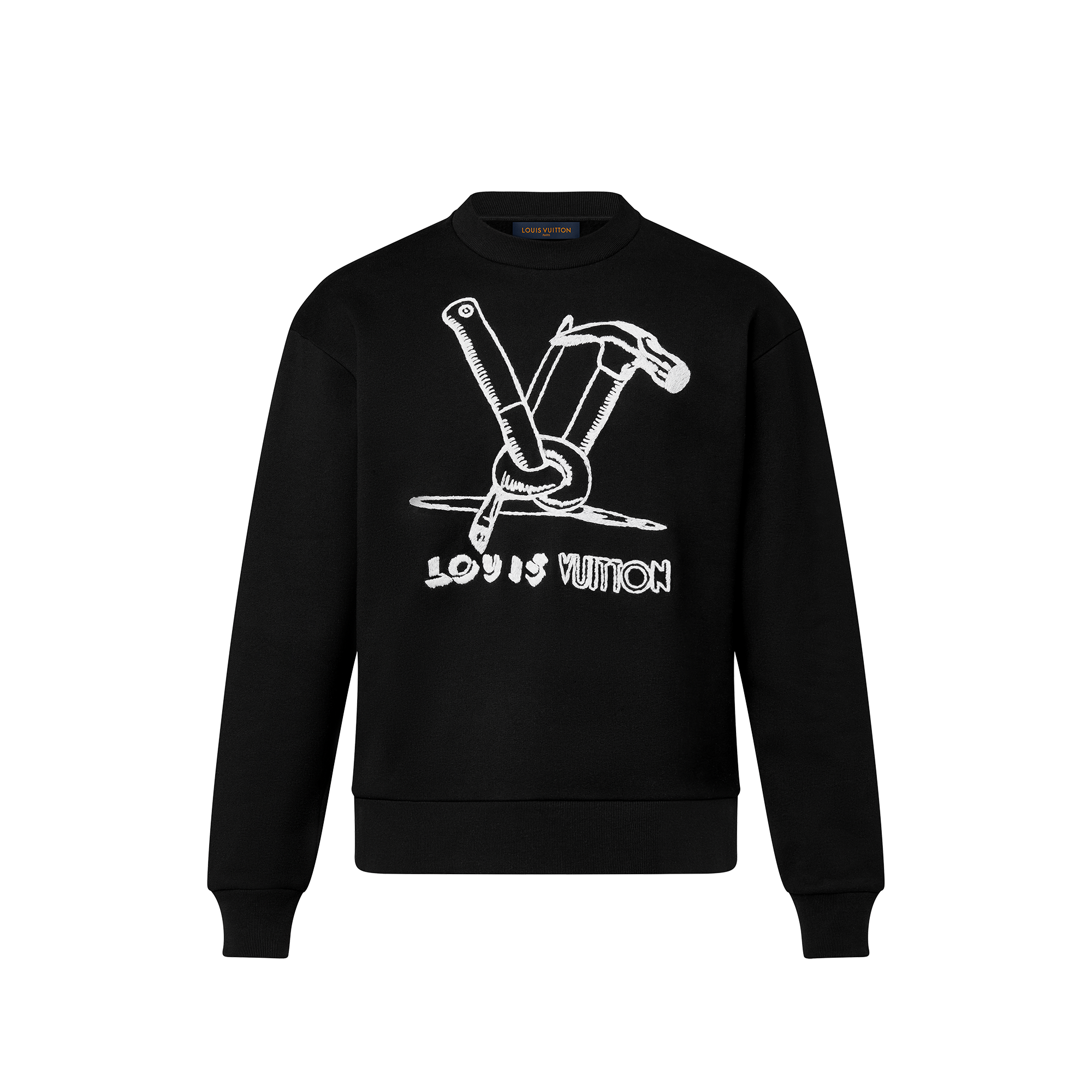 Louis vuitton deals logo sweatshirt